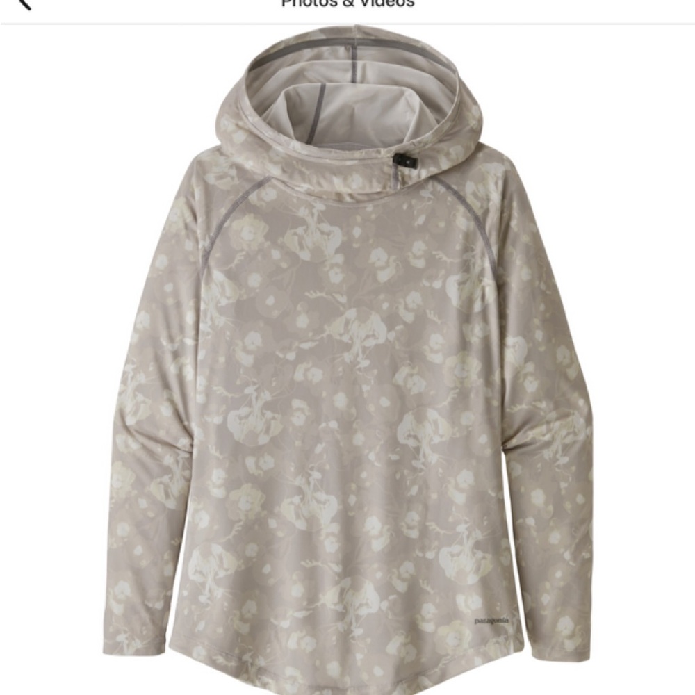 Patagonia Cream Hooded Sweatshirt